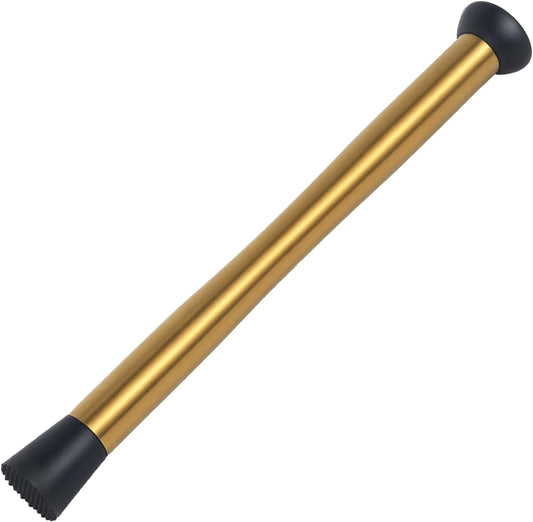 Click to see full view      2+  VIDEO Lexenic Dual-End Heads Cocktail Muddler – Stainless Steel 32cm/12.6 Inch Bar Tool for Mojitos, Old Fashioned, Margaritas & More – Durable & Easy to Clean (Gold)